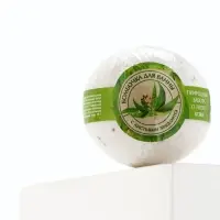 Бомбочка для ванны с листьями эвкалипта, 120 г, Кладовая красоты
