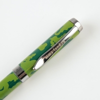 Ручка подарочная в открытке &laquo;Настоящему герою. 23 февраля&raquo;, металл, синяя паста