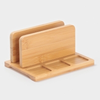 Набор для специй на подст 4 шт "BellaTenero" , солонка, перечница, салфетница, зубочист