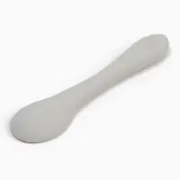 Тарелка детская на присоске и ложка, серый, Mum&Baby