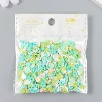 Декор для творчества пластик "Зелёная свежесть" 20 гр