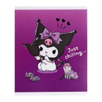 Тетрадь 48 листов в клетку Kuromi+MyMelody+HK, обложка картон, в дополнительной ПВХ обложке, блок 60 г/м2, МИКС Тетрадь 48 листов в клетку Kuromi+MyMelody+HK, обложка картон, в дополнительной ПВХ обложке, блок 60 г/м2, МИКС