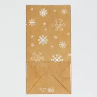 Пакет без ручек &laquo;С Новым годом! Радости и счастья!&raquo;, 10 х 19.5 х 7 см