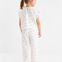 Пижама детская (футболка и брюки) KAFTAN "Вишенки" р.36 (134-140 см)