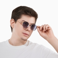 Очки солнцезащитные uv 400, дужка 14 см, ширина 11.7 см, линза 4.7 х 5 см