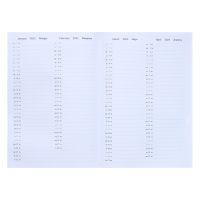 Ежедневник датированный 2024 года, А5, 176 листов, Attomex.Regent, обложка бумвинил, ляссе, блок 70 г/м2, синий