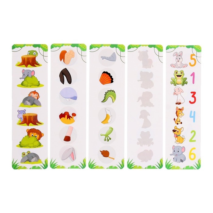 Развивающий набор &laquo;Зверушки в ряд&raquo;, 10 заданий, 3+