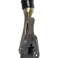 Фиксатор дверной LOCKLAND &ldquo;козья ножка&rdquo;, с автоподъемом, цвет бронза