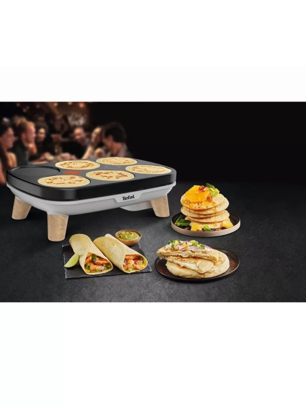 Электрическая блинница Crepier Gourmet PY900D12 с насадками