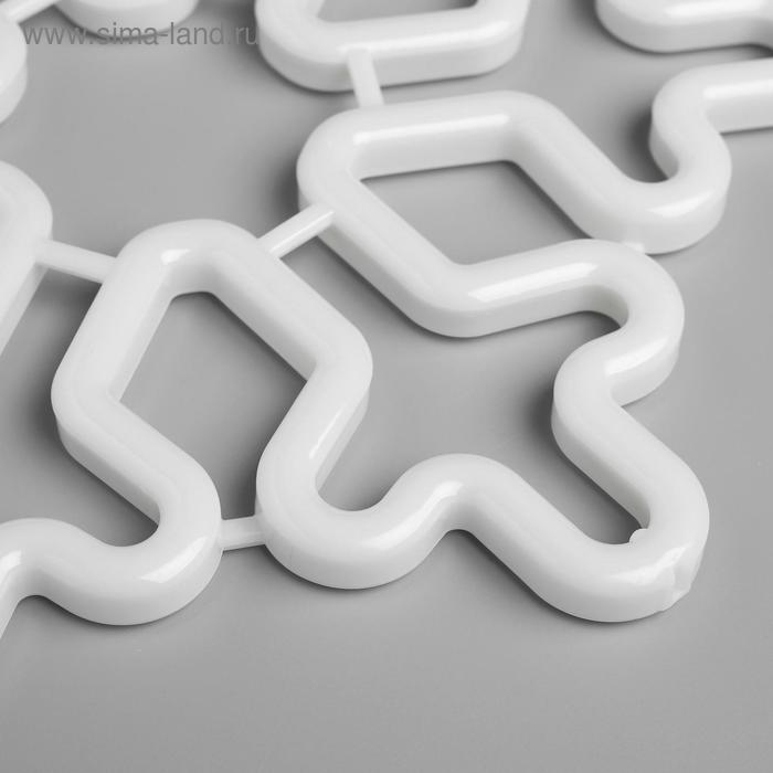 Светодиодная фигура &laquo;Снежинка&raquo; 30 см, пластик, 220 В, свечение белое