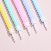 Свечи в торт коктейльные "С днём рождения", 6 шт, 13 см, высокие