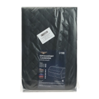 Органайзер кофр в автомобиль Cartage саквояж, экокожа стеганая, 30х30х30 см, черный