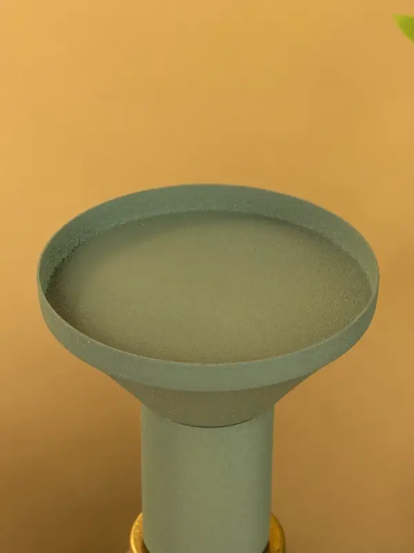 Подсвечник на 1 свечу текстурный "Болотный" 10,5х10,5х20 см