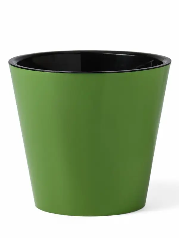Горшок для цветов "Rosemary" D-16 см, 1,6 л с дренажной вставкой, зеленый