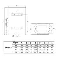 Водонагреватель накопительный 50 литров