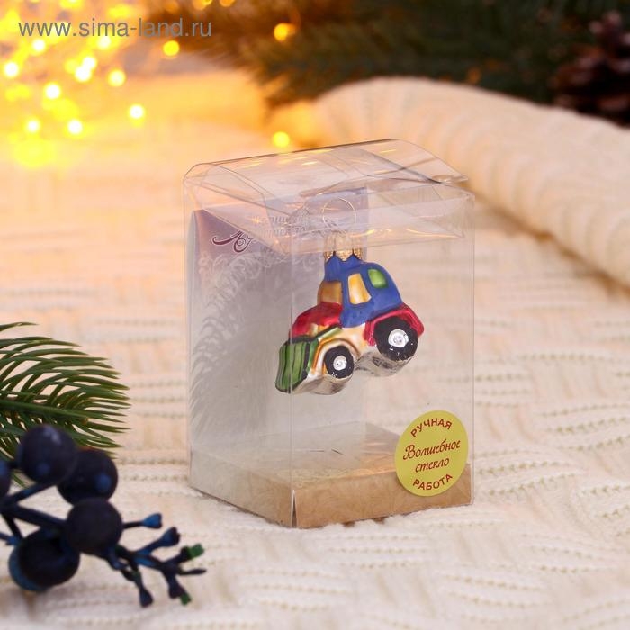 Елочное украшение "Трактор" (мини серия "вс") h-4 см