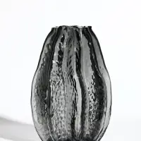 Ваза стекло настольная "Кэли" 21х12х6 см, серый