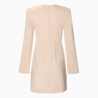 Платье женское MIST с акцентной линией плеч, р. 46, бежевый