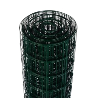 Сетка сварная с ПВХ покрытием 0,5 х 10 м, ячейка 50 х 50 мм, d=1 мм, металл, "Greengo"