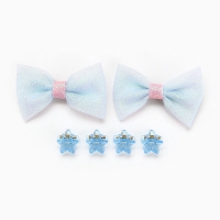 Бант для волос 2 шт, крабики «Яркая звезда», 8 х 12,5 см Бант для волос 2 шт, крабики «Яркая звезда», 8 х 12,5 см