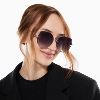 Очки солнцезащитные uv 400, дужка 14.7 см, ширина 13.8 см, линза 5.7&times;6 см