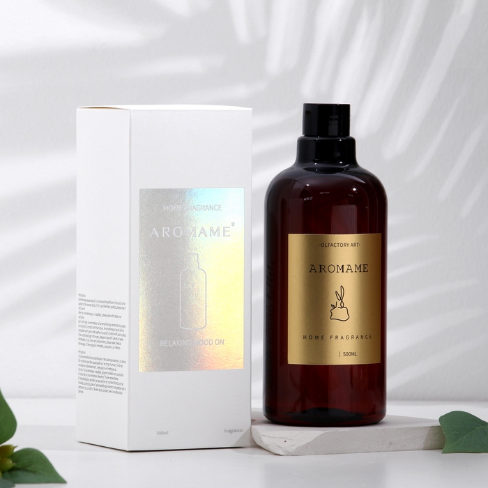 Набор диффузор ароматический "Aromame", английская груша фрезия 500мл прямоугольная банка