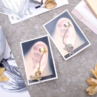 Серьга &laquo;Кафф&raquo; бантик, цвет МИКС