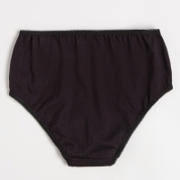 Трусы женские слипы, цвет чёрный, размер 56