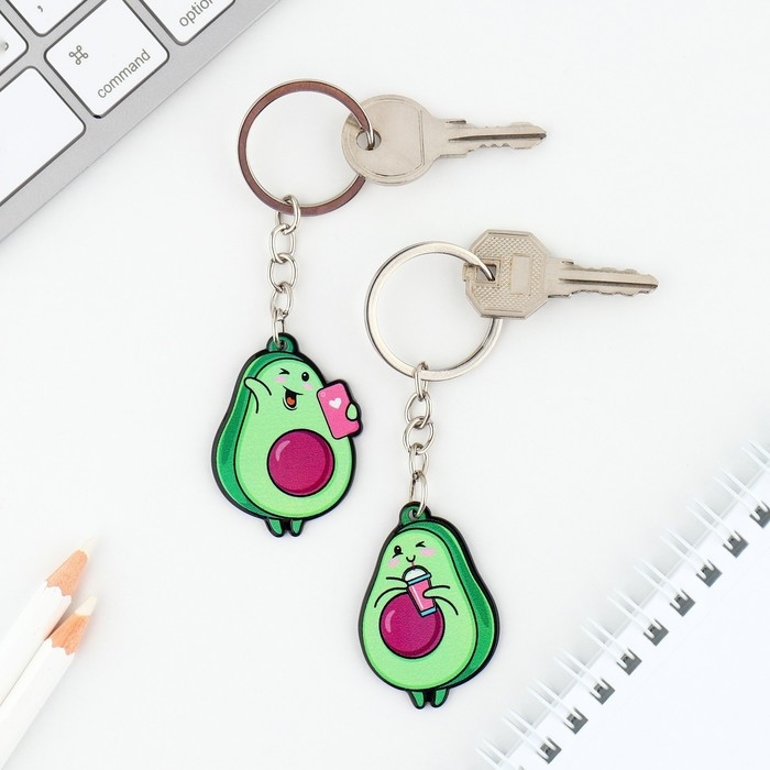 Набор брелоков &laquo;Авокадики&raquo;, 2 шт.