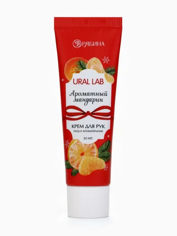 URAL LAB Арома Саунд Крем для рук с ароматом мандарина, 30 мл