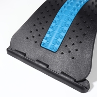 Массажёр для спины, трёхуровневый, 38 &times; 25 &times; 4 см, цвет синий