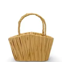 Корзина пластик 16 х 19 х 10 см, ручка__ бежевый