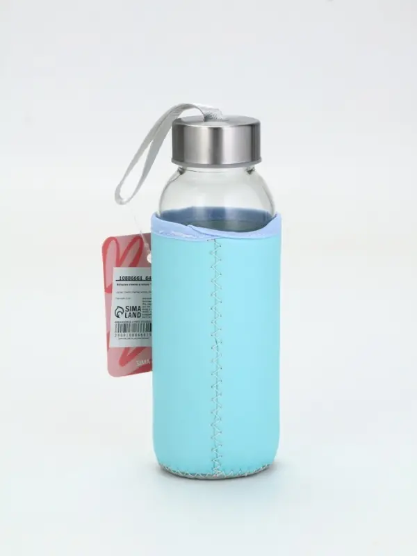 Бутылка стекло в чехле "Капибарно", 350мл