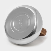 Чайник со свистком из нержавеющей стали Доляна &laquo;Квант&raquo;, 2,8 л, фиксированная ручка soft-touch, цвет хромированный