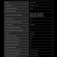 Индукционная варочная поверхность HHI 6752 WG