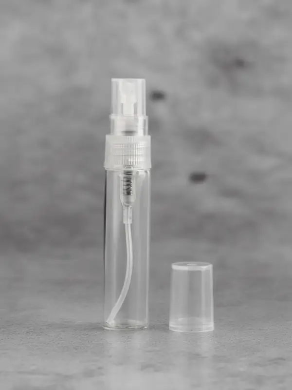 Флакон стеклянный для парфюма, с распылителем, 5 мл, прозрачный