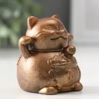 Фигура &laquo;Кот манэки-нэки&raquo;, 5.5&times;5&times;5 см, бронза
