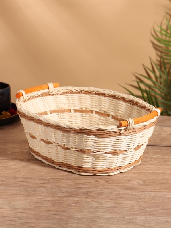 Корзина плетеная 32x25x11 см, ротанг