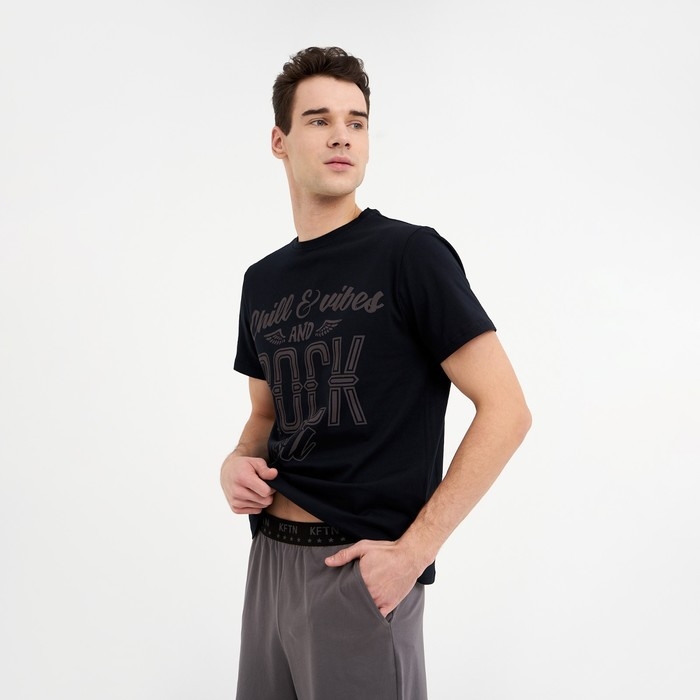 Пижама мужская KAFTAN Пижама мужская KAFTAN "Rock & Roll" размер 54