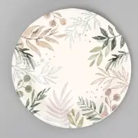 Тарелка одноразовая бумажная &laquo;Природа&raquo;, 18 см