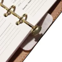 Органайзер на кольцах, C6, с хлястиком, 80л, линия, к/зам, Черный