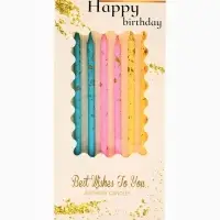 Набор свечей для торта &laquo;Яркие&raquo; 9,5 см