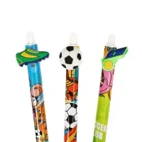 Ручка гелевая со стираемыми чернилами 0.5 мм, стержень синий, МИКС