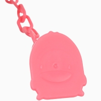 Пустышка классическая, с держателем, +0мес., цвет розовый