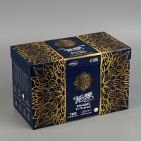 Гирлянда &laquo;Занавес&raquo; 2 &times; 3 м, IP44, УМС, тёмная нить, 760 SMD-LED, свечение тёплое белое, 220 В