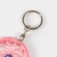 Брелок "Ловец снов" 17 см, цв. розовый