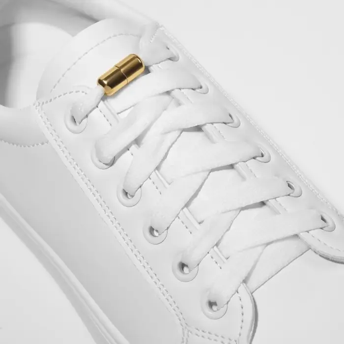 Фиксатор для шнурков, пара, d=8 мм, 1.8 см, золотистые