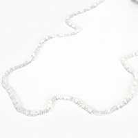 Цепочка для очков, шнурок на шею 75 см, белый