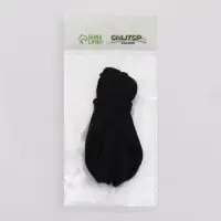 Шнурки для обуви, пара, плоские, 10 мм, 120 см, чёрные