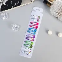 Невидимка для волос &laquo;Камилла&raquo;, набор 12 шт., лето колор, 3 см, МИКС